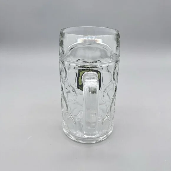 Great Lakes Brewing Winking Lizard Oktoberfest 42oz Dimpled Heavy Beer Mug Glass - Picture 3 of 6